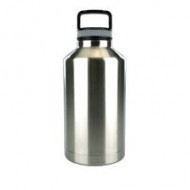 32 oz Brushed Stainless Steel Double Wall Growler Bottle 12019-SS